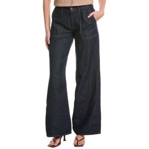 7 For All Mankind Lotta Full-length Wide-Leg Denim Jeans 34 x 32